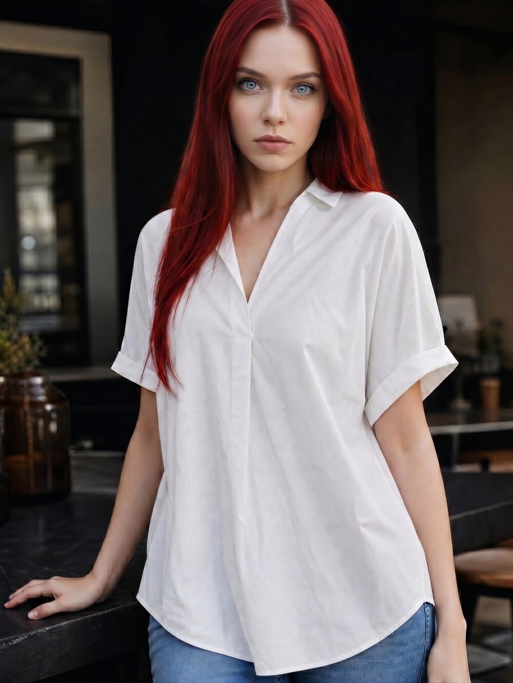 Madewell Courier Button-Back Shirt NWT Medium | Pure White Oversized Popover